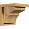 Ekena Millwork Monterey Smooth Corbel w/Backplate, Western Red Cedar, 7 1/2"W x 8"D x 8"H COR08X08X08MON01SWR - alternate 1